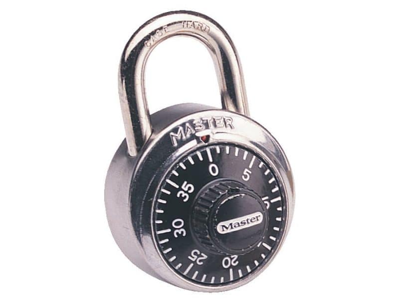 CADENAS À COMBINAISON MASTERLOCK NOIR 1500D