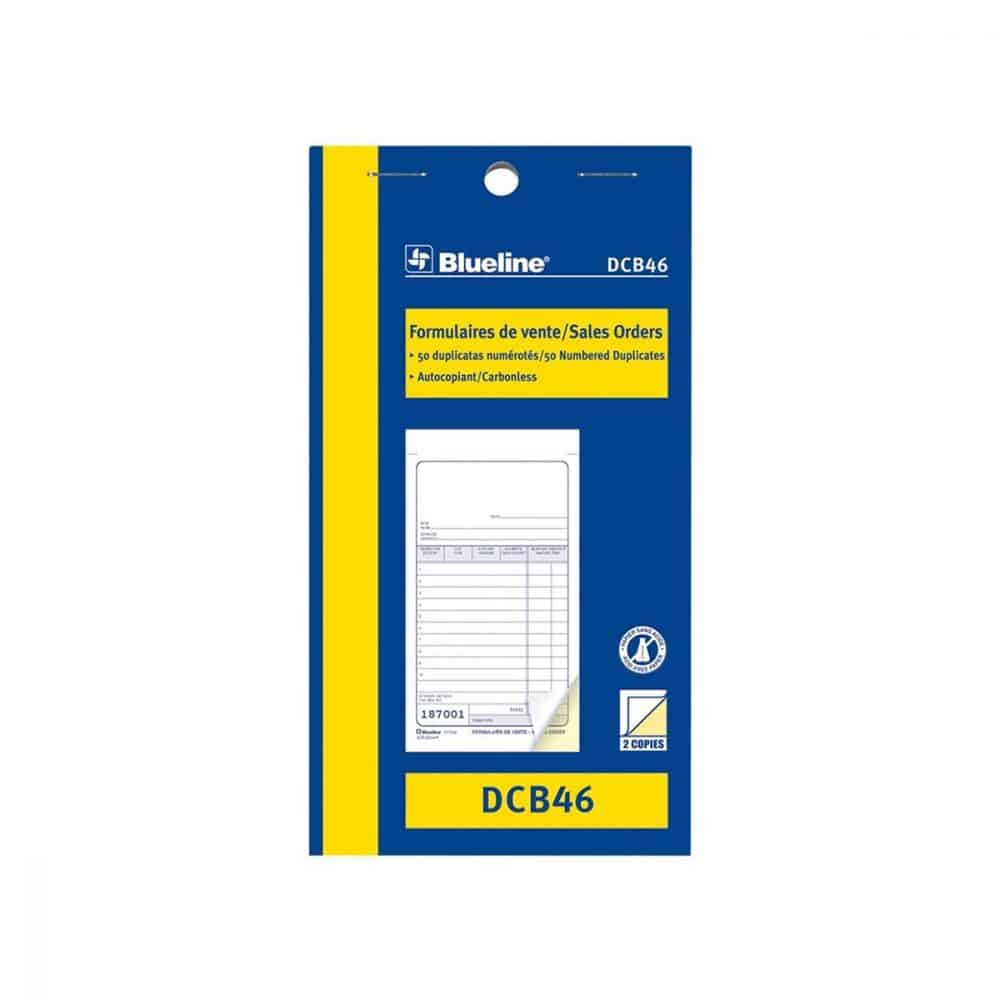 Formulaires de vente Blueline DCB46