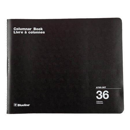 Livre à colonnes Blueline A769 - 30 colonnes