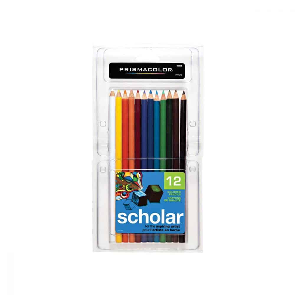 Crayons de couleur Prismacolor Scholar - Boîte de 12
