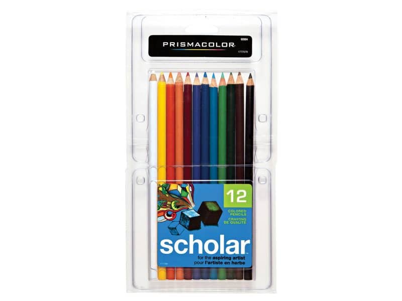 Crayons de couleur Prismacolor Scholar - Boîte de 12