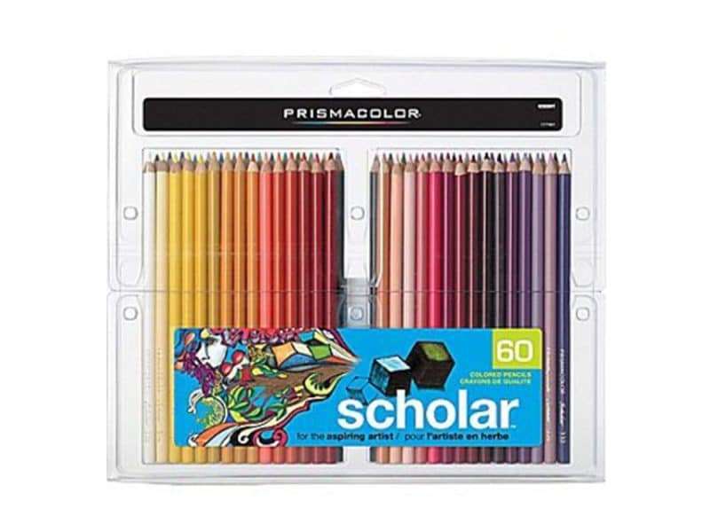 Crayons de couleur Prismacolor Scholar - Boîte de 60