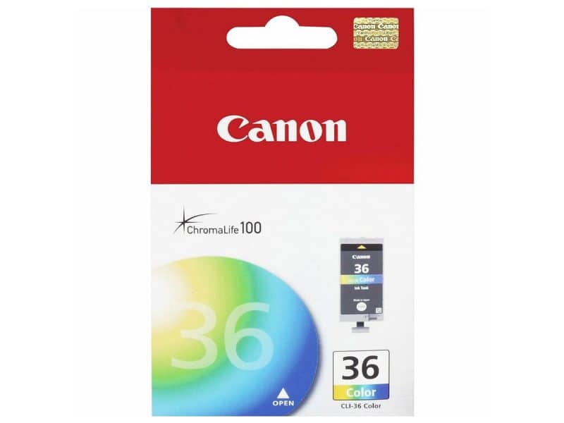 Cartouche jet d'encre Canon 36 couleur