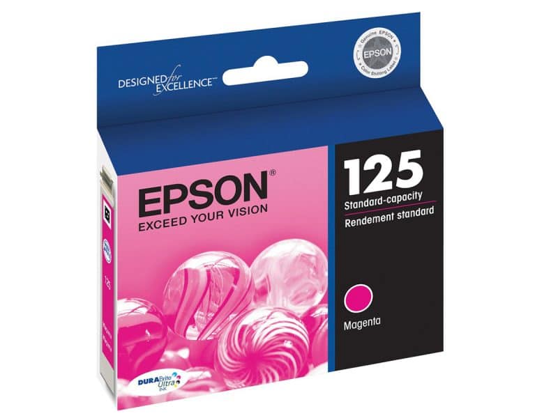 Cartouche jet d'encre Epson 125 magenta