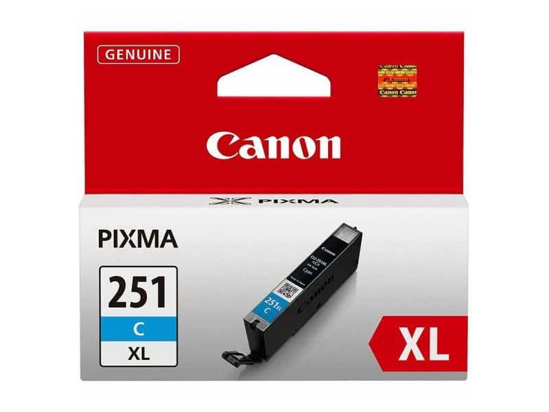 Cartouche jet d'encre Canon 251XL Cyan