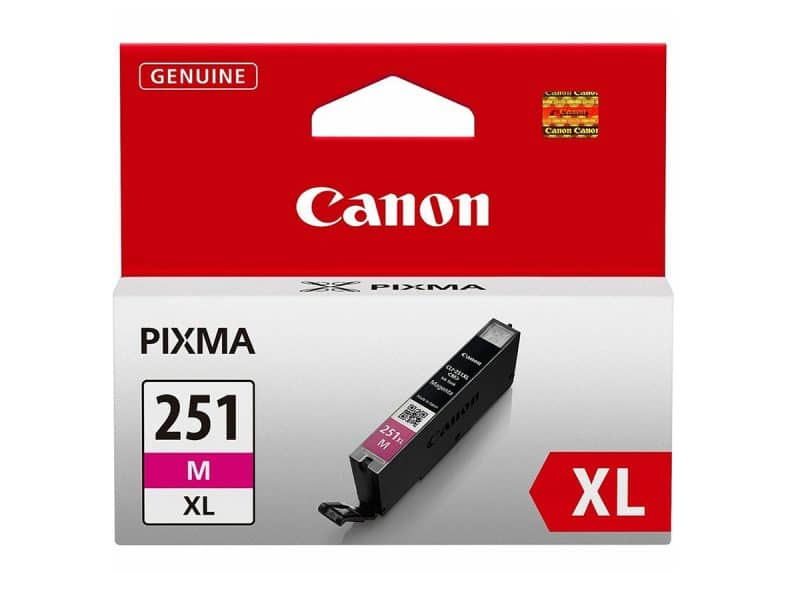 Cartouche jet d'encre Canon 251XL Magenta
