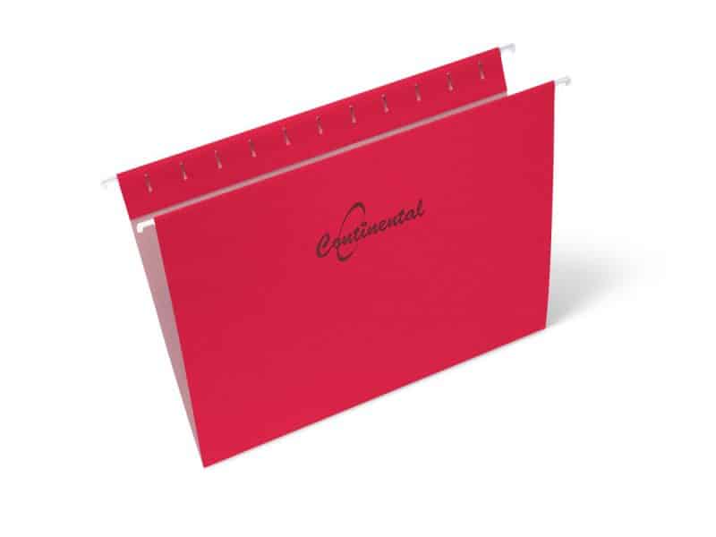 Boîte de 25 chemises suspendues format lettre - rouge
