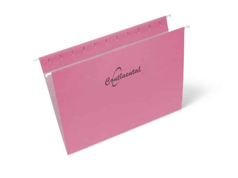 Boîte de 25 chemises suspendues format lettre - rose