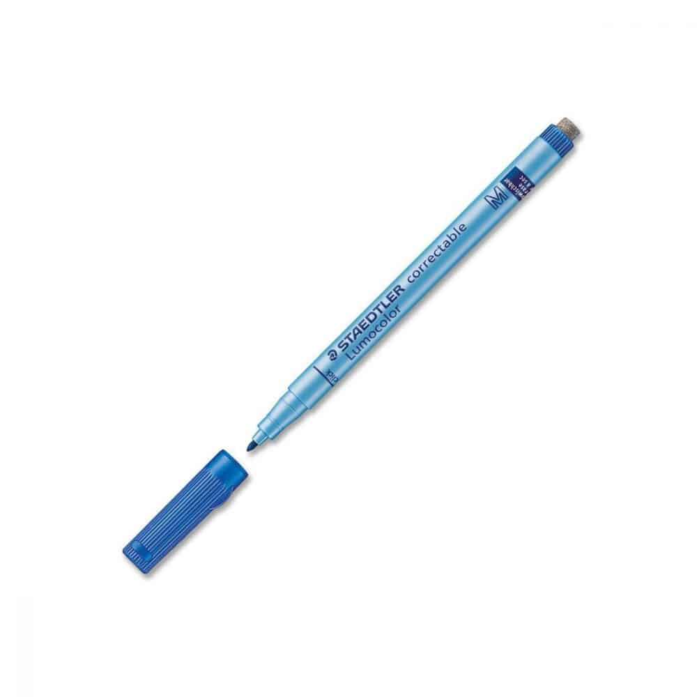 Staedtler Lumocolor effaçable pointe medium - bleu
