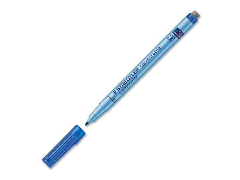 Staedtler Lumocolor effaçable pointe medium - bleu