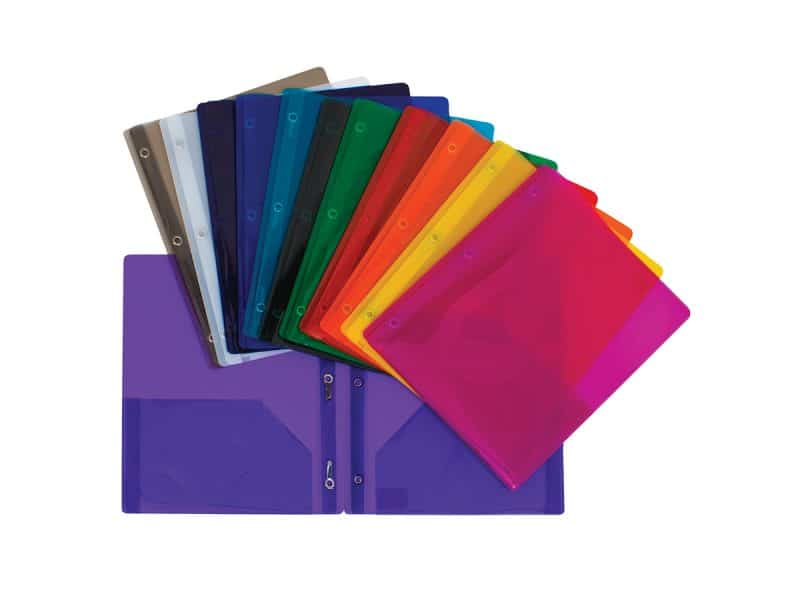 Couverture de présentation attaches pochettes 32000 assortis