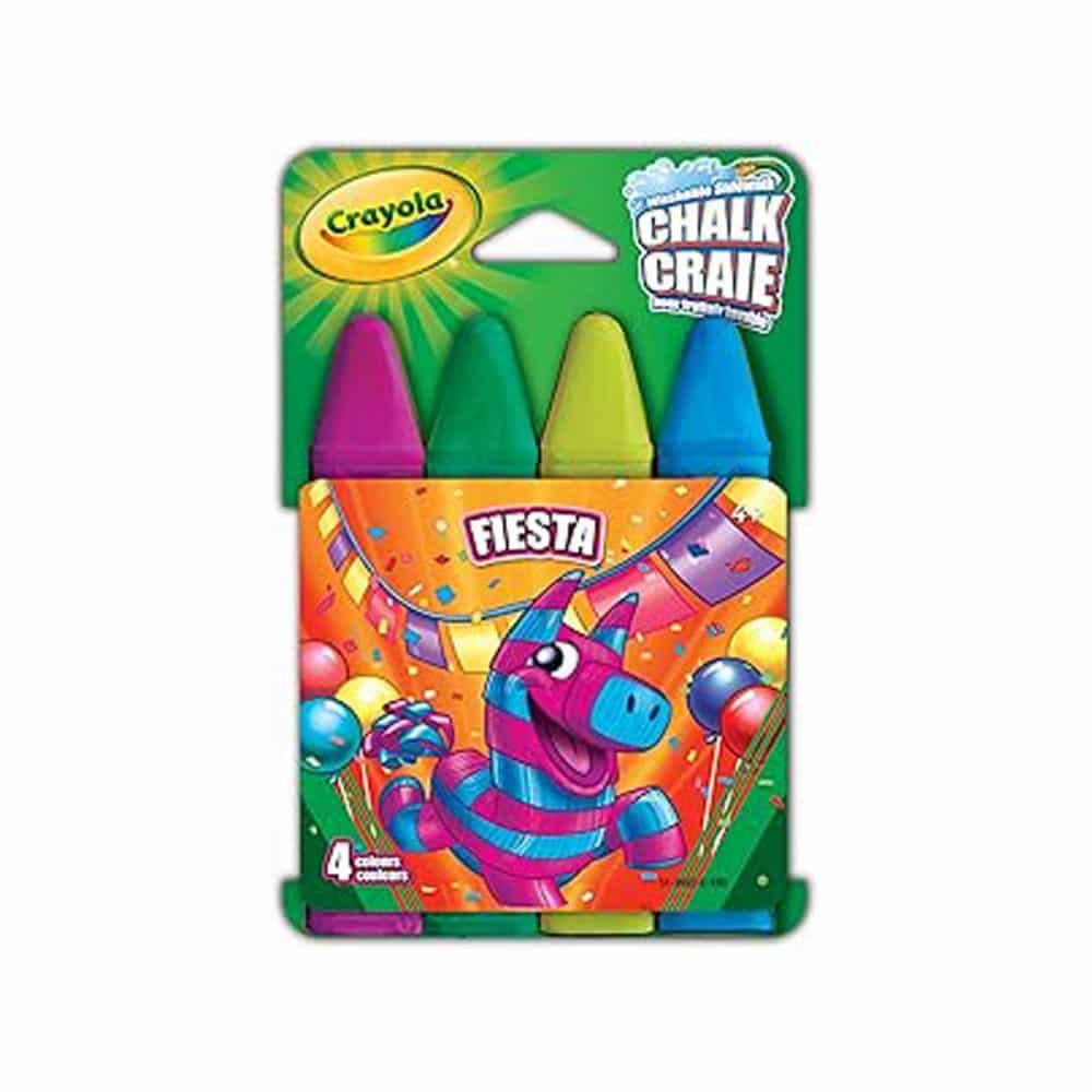 craie lavable pour trottoir Crayola Fiesta