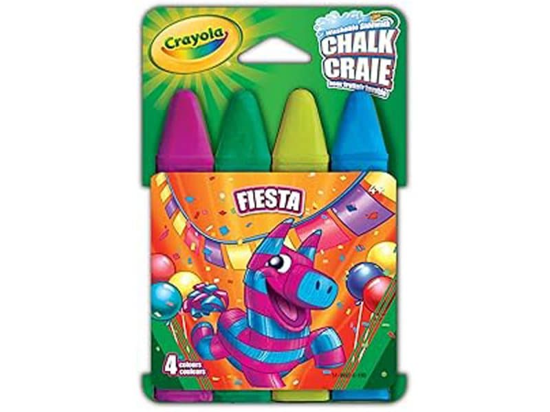 craie lavable pour trottoir Crayola Fiesta