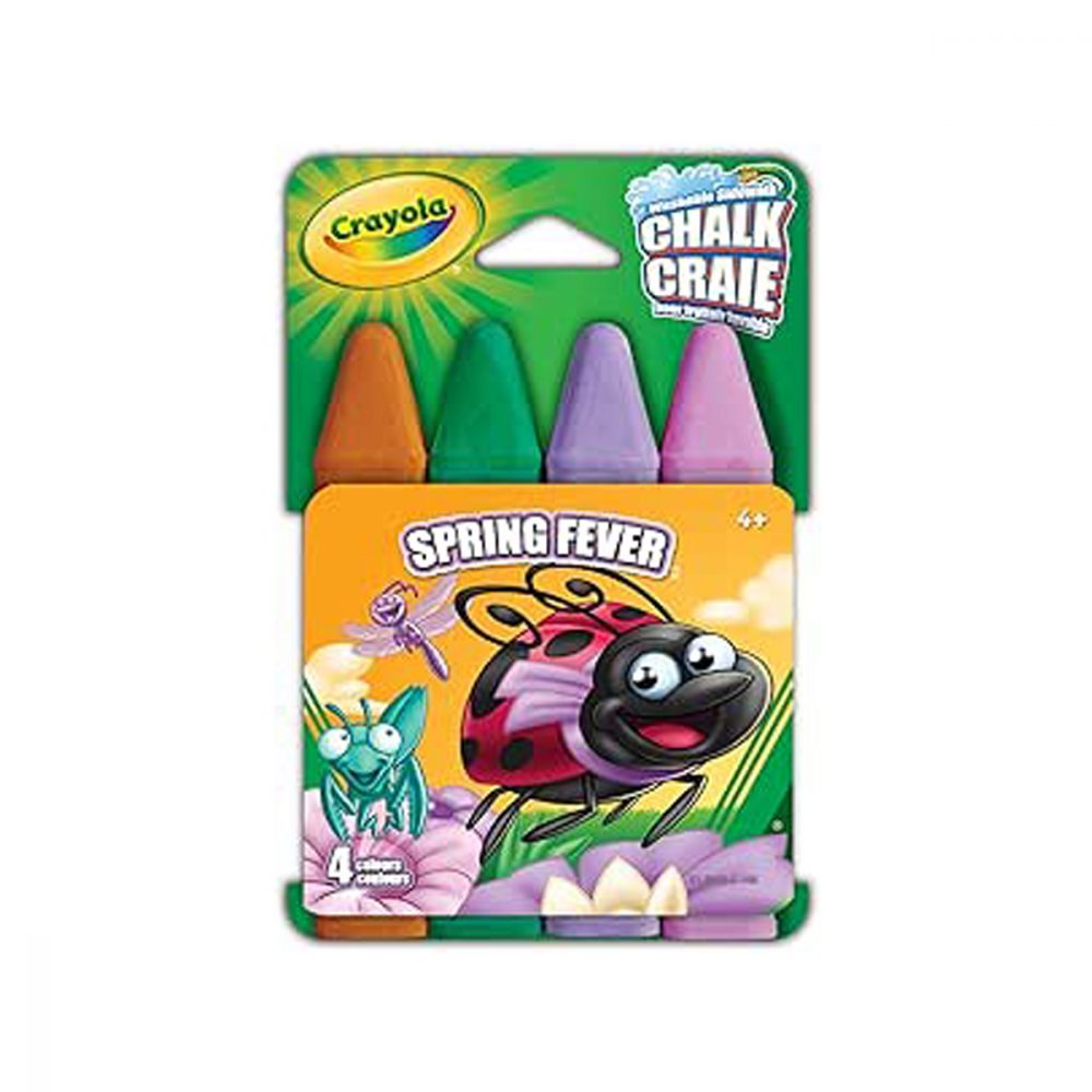 craie lavable pour trottoir Crayola Spring Fever