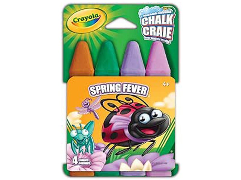 craie lavable pour trottoir Crayola Spring Fever