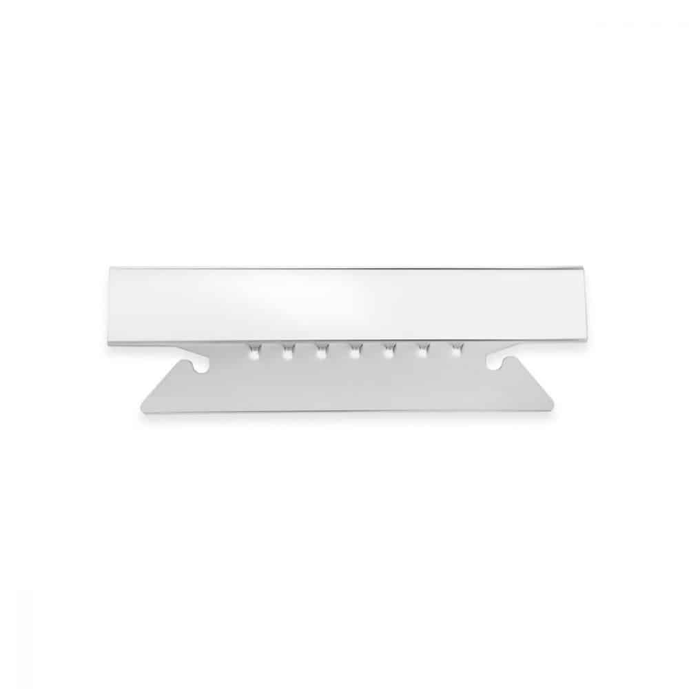 Paquet de 25 onglets 3 1/2po transparents