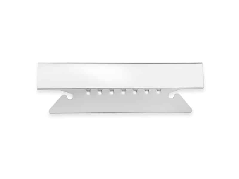 Paquet de 25 onglets 3 1/2po transparents