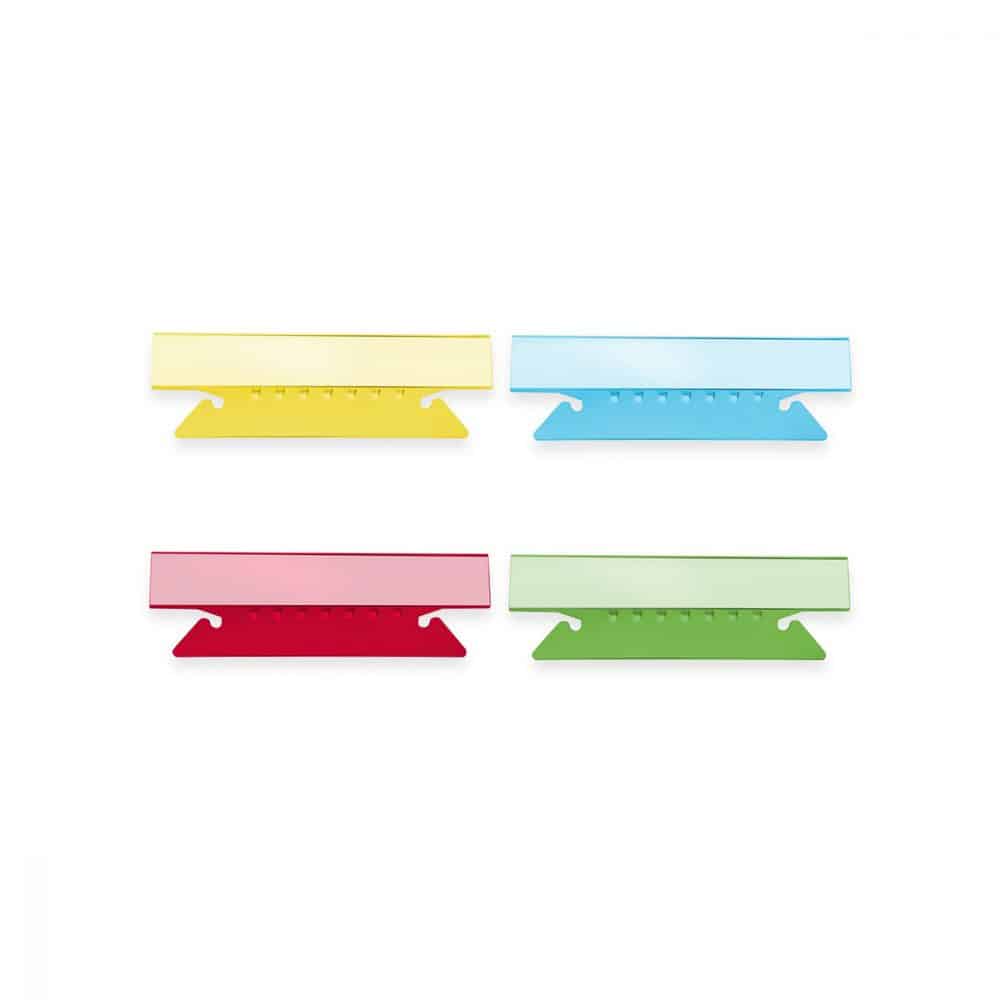Paquet de 25 onglets pour chemises sudpendues 3.5po couleurs