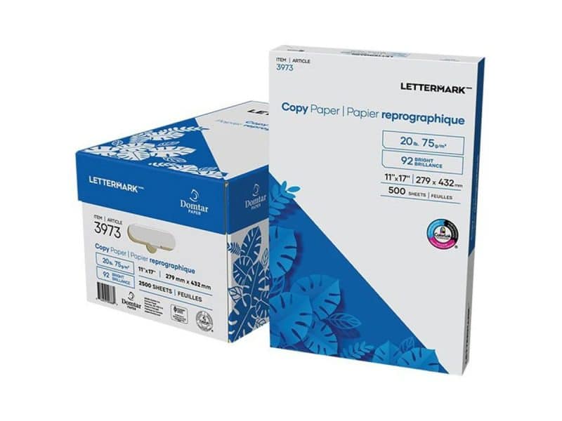 Caisse de papier 11 x 17 - 2500 feuilles