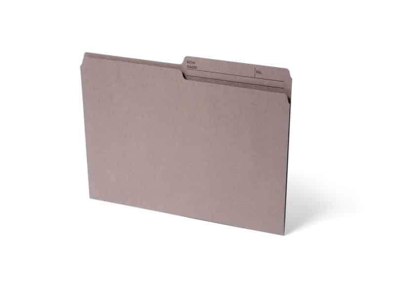 Boîte de 100 chemises format lettre - kraft
