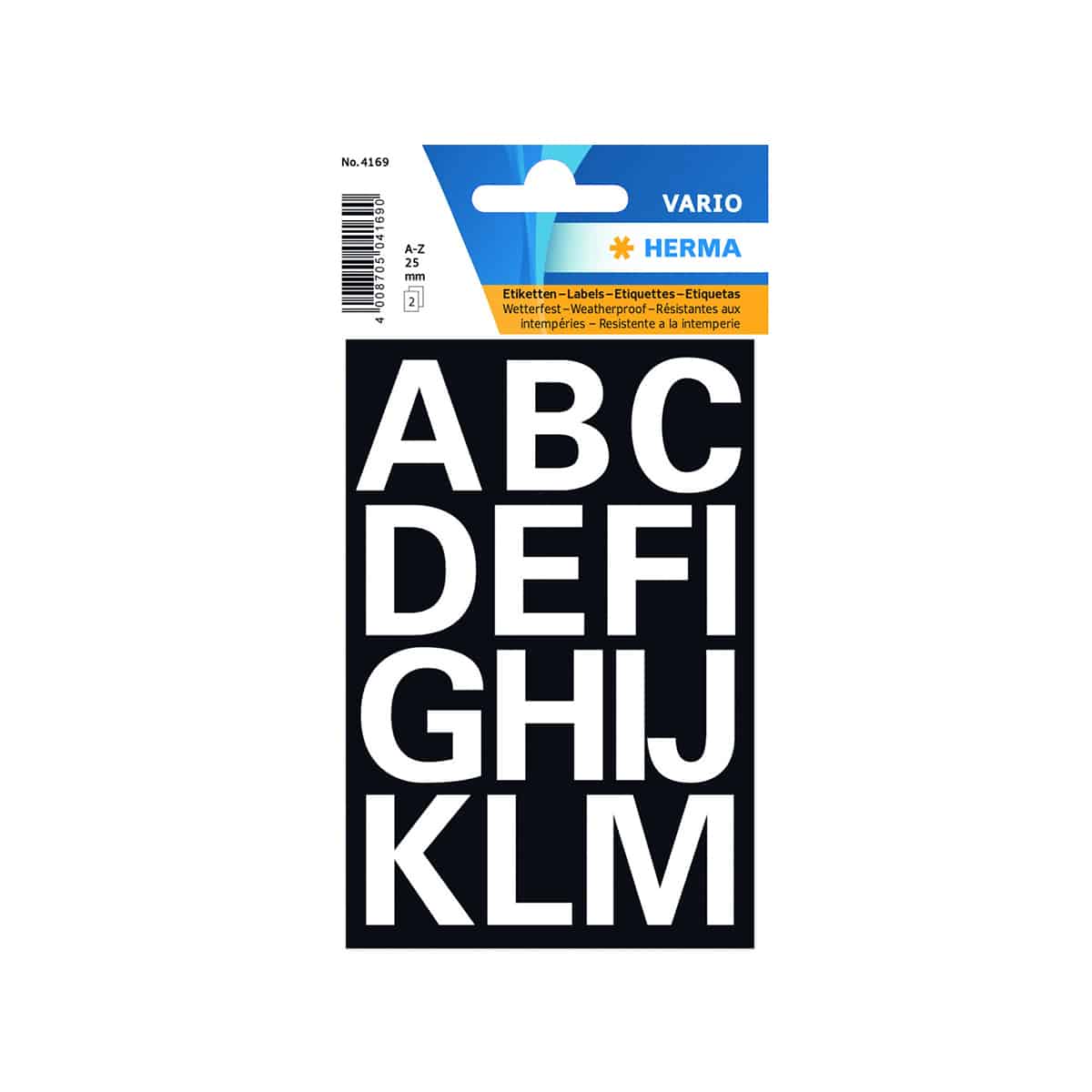 Lettres Autocollantes Faciles À Poser - 5 Cm - Noir Brillant