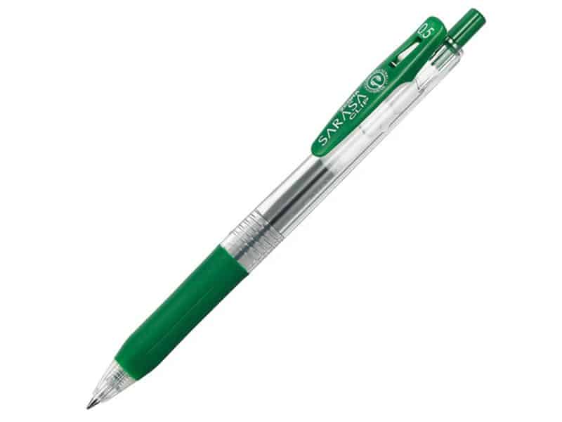 Stylo Sarasa clip gel 0.5 vert