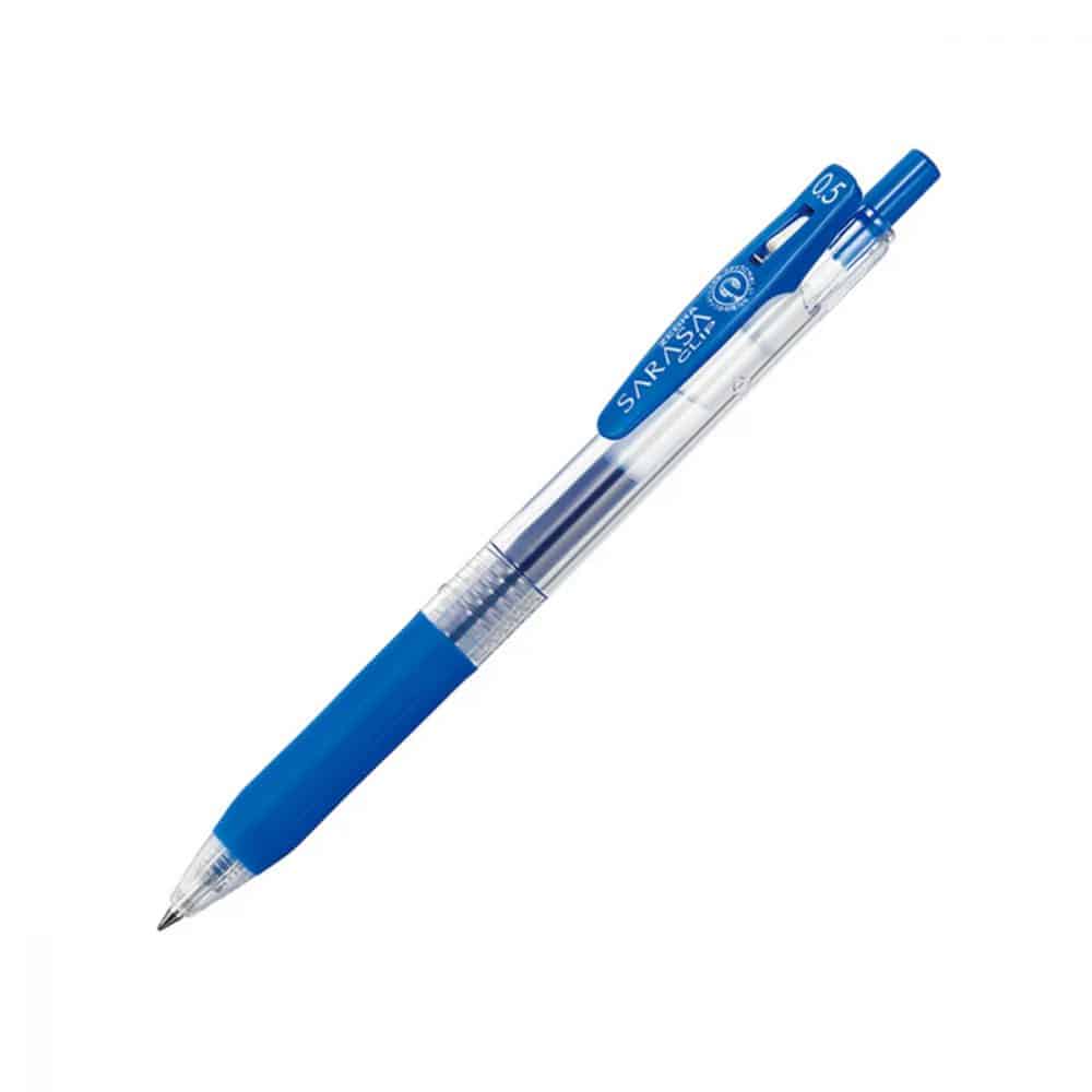 Stylo Sarasa clip gel 0.5 bleu