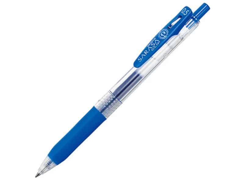 Stylo Sarasa clip gel 0.5 bleu