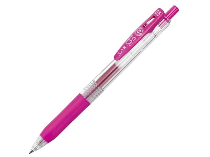 Stylo Sarasa clip gel 0.5 magenta