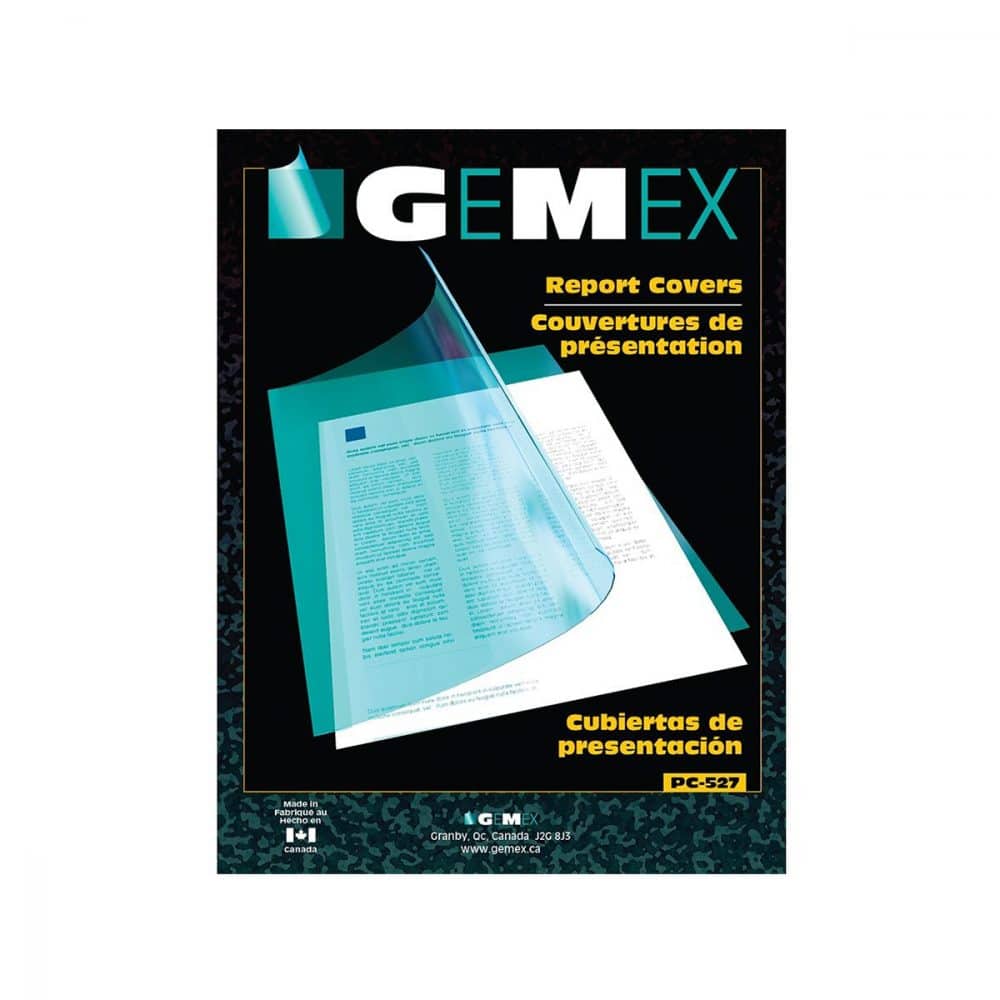 Couverture de présentation (acétate double)