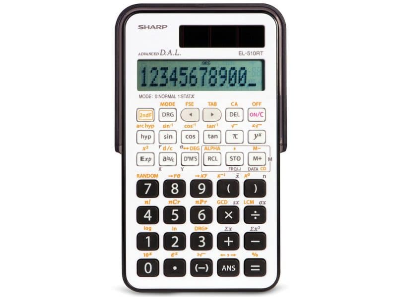 Calculatrice scientifique Sharp EL510RTB (169 fonctions)