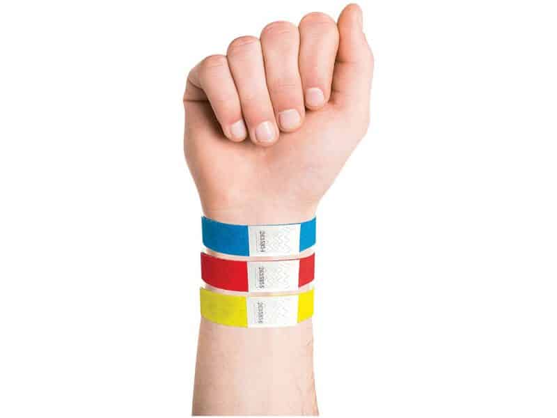 Bracelets Gemex en Tyvek - bleu