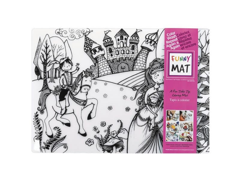 Napperon à colorier Funny Mat princesses