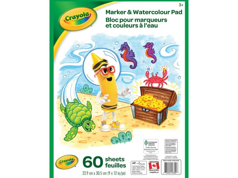 Crayola - Bloc pour marqueurs et couleur à l'eau