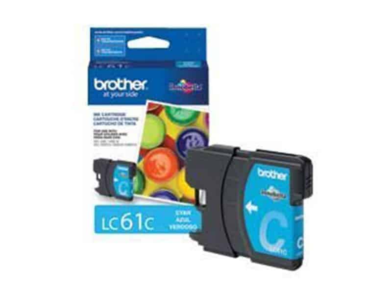 Cartouche jet d'encre Brother LC61 - cyan
