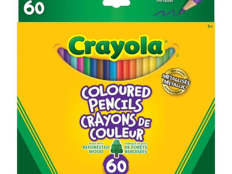 CRAYON DE COUL.EUR EN BOIS CRAYOLA (BOITE DE 60) IQ
