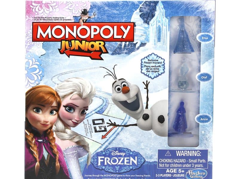 Jeu Monopoly Junior Reine des neiges
