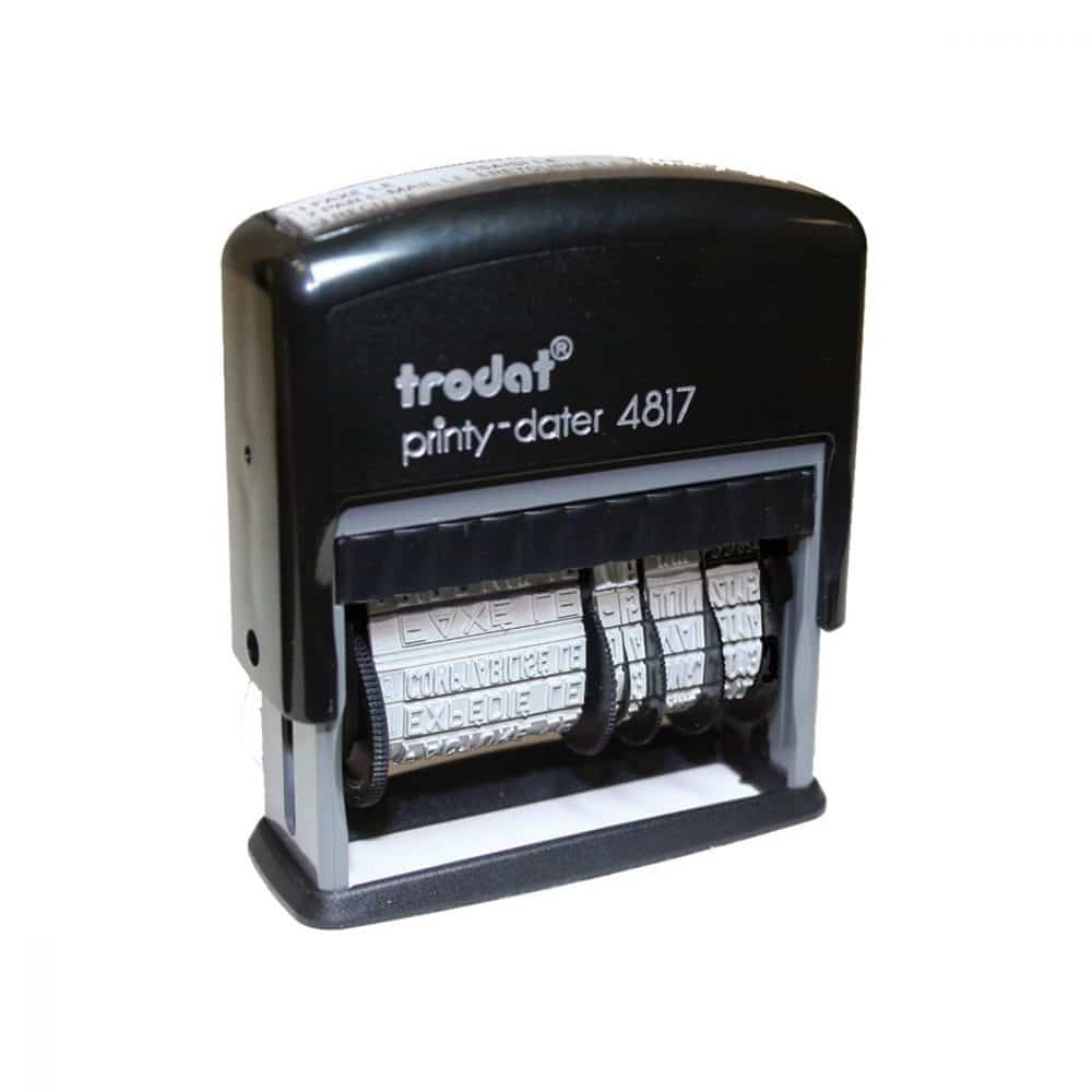 Dateur de bureau multiformules 12 phrases Printy Dater 4817