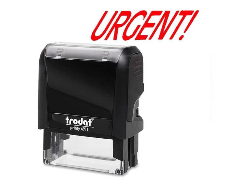 Estampe auto-encreur Original Printy 4911 - URGENT