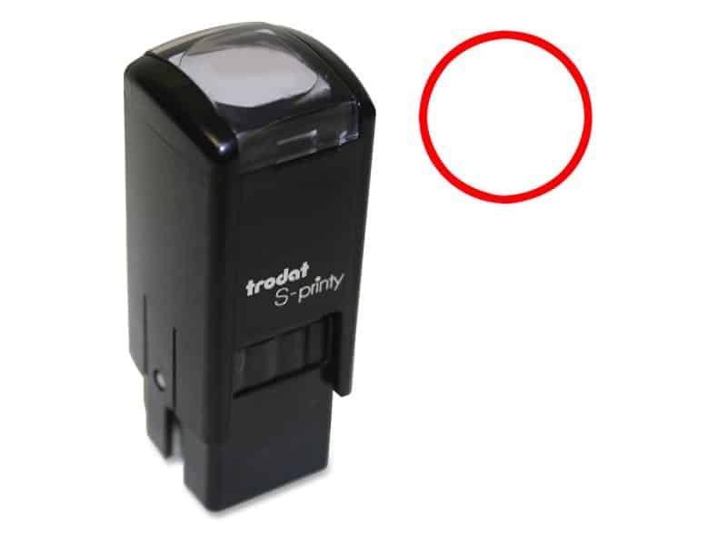 Estampe petit format S-Printy 4921 - cercle rouge