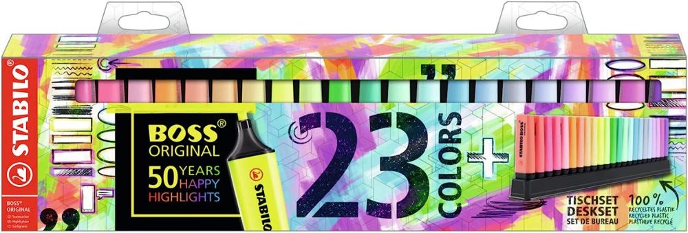 23 surligneurs Stabilo Boss Original – Image 3