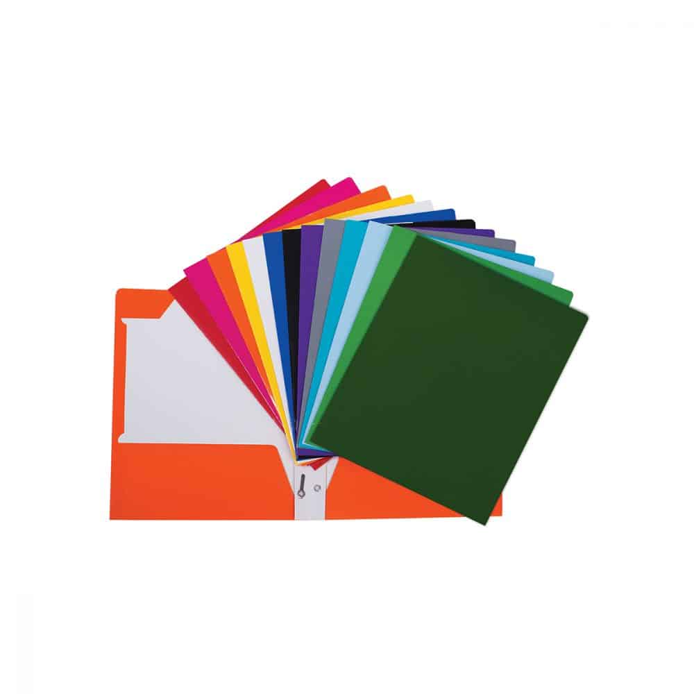 Duo-tang attaches et pochettes carton laminé 34200