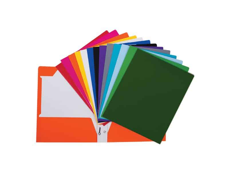 Duo-tang attaches et pochettes carton laminé 34200