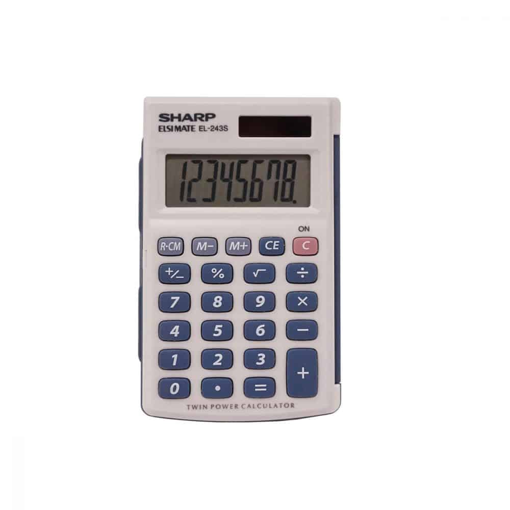 Calculatrice de poche Sharp EL-243S