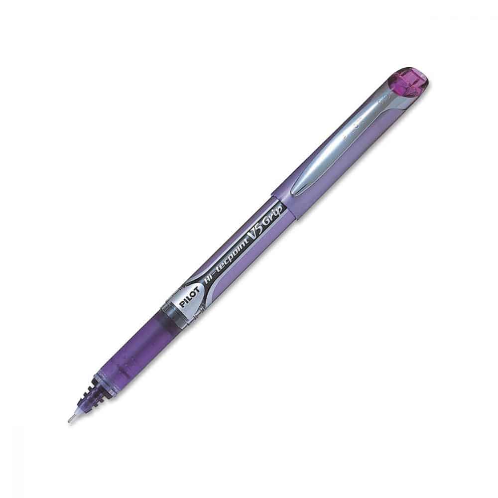 Stylo Pilot Hi-Tecpoint Grip  V5 - violet