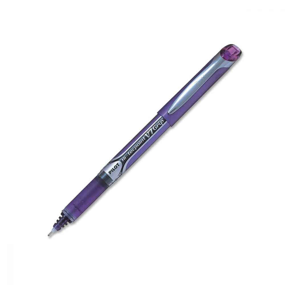 Stylo Pilot Hi-Tecpoint Grip  V7 - violet