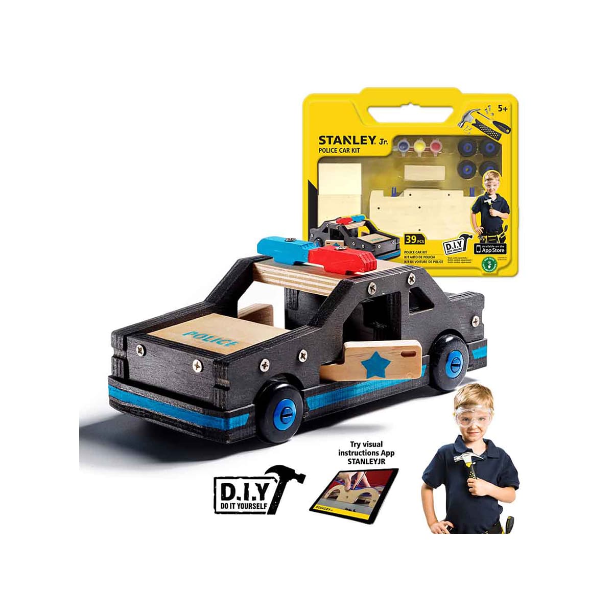 Voiture de police à construire