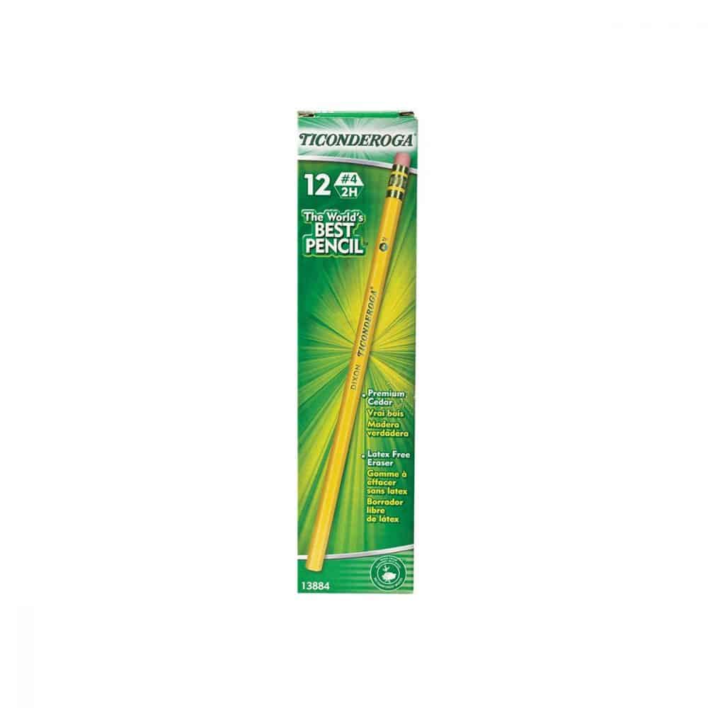 Paquet de 12 crayons de plomb HB Ticonderoga