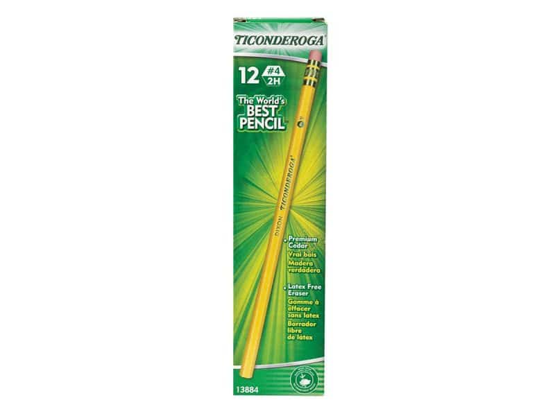 Paquet de 12 crayons de plomb HB Ticonderoga