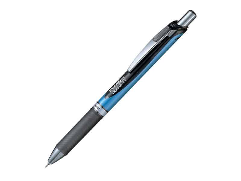 Stylo à bille rétractable EnerGel Pointe aiguille 0.5 - noir